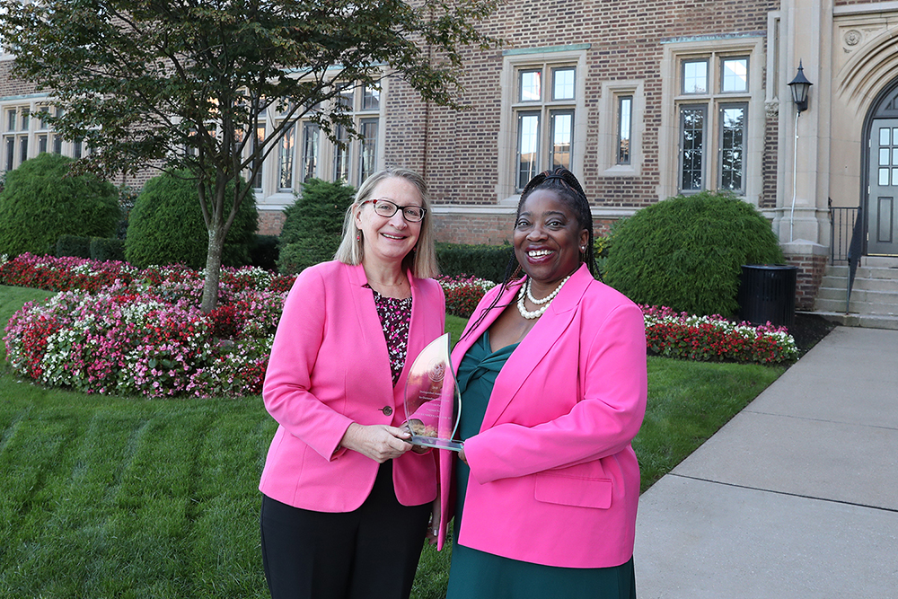 Suki Fuller and President Kathy Getz