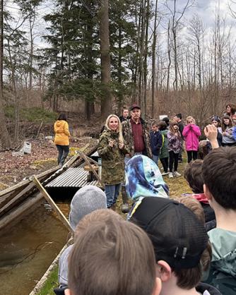 Amy and students