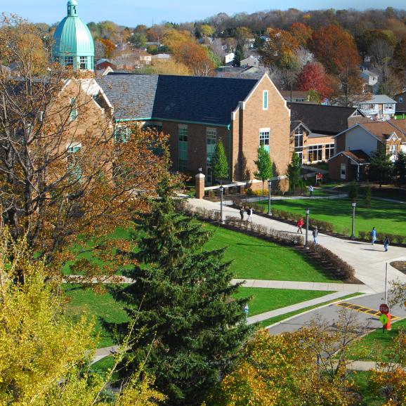 Fall view of campus