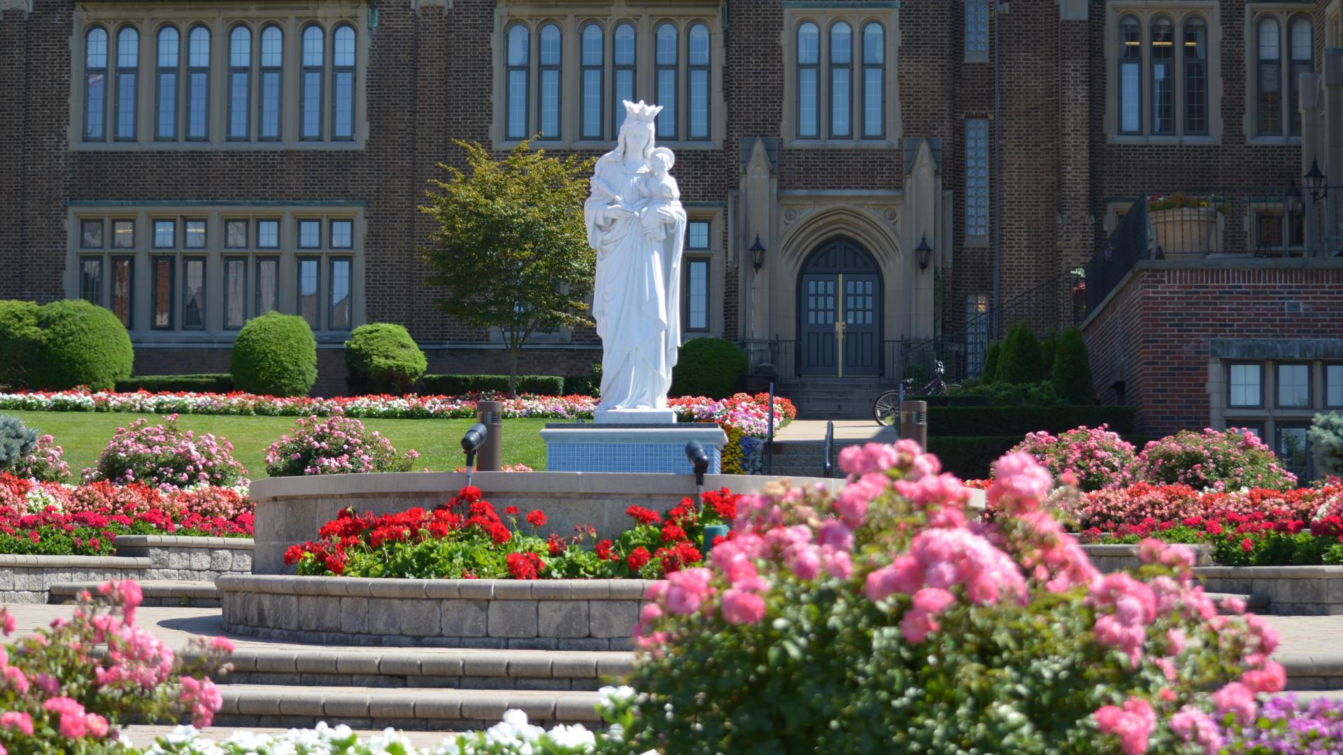 Mary statue