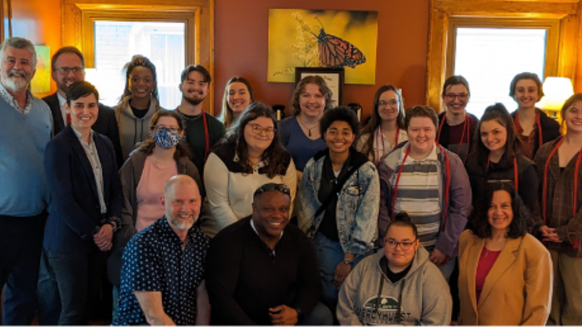 religious studies faculty and students