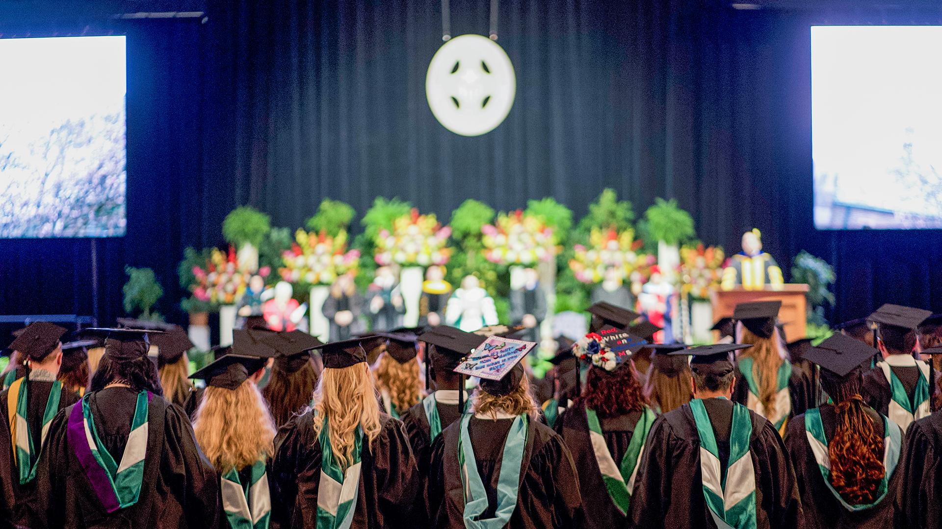 Undergraduate ceremony Erie Insurance Arena graduates