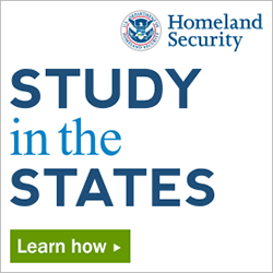 Study in the States by Homeland Security graphic for link