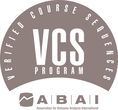 Logo for VCS, a verified course sequences program from the Association for Behavior Analysis International