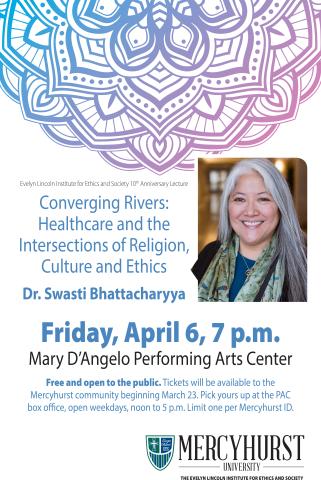 Poster for lecture by Dr. Swasti Bhattacharyya