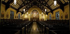 Interior of Christ King Chapel