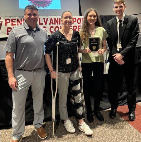 Mercyhurst's 2024 case study winners posing for a photo