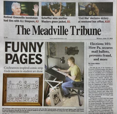 Funny Pages in the Meadville Tribune