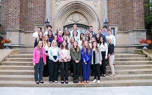 PA students group photo