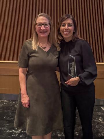 President Getz and Dr. Styn Spirit of Erie award