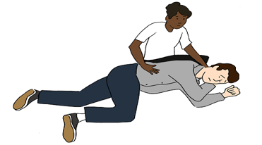Recovery position graphic