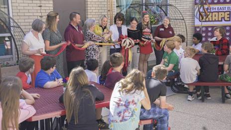STEM and Vine Ribbon Cutting