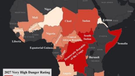 Top 50 countries posing danger to U.S. diplomats