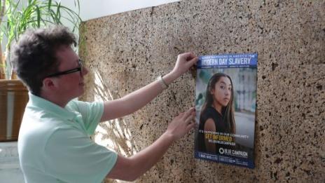Scott Stewart anti-human trafficking poster