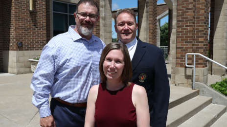Pete Zohos, Allyson Schrimper-Minor, and Daryl Georger