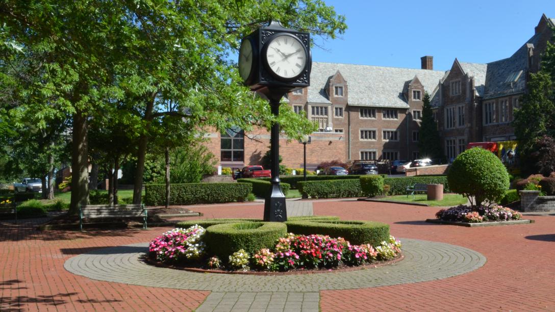 clocktower in trinity green