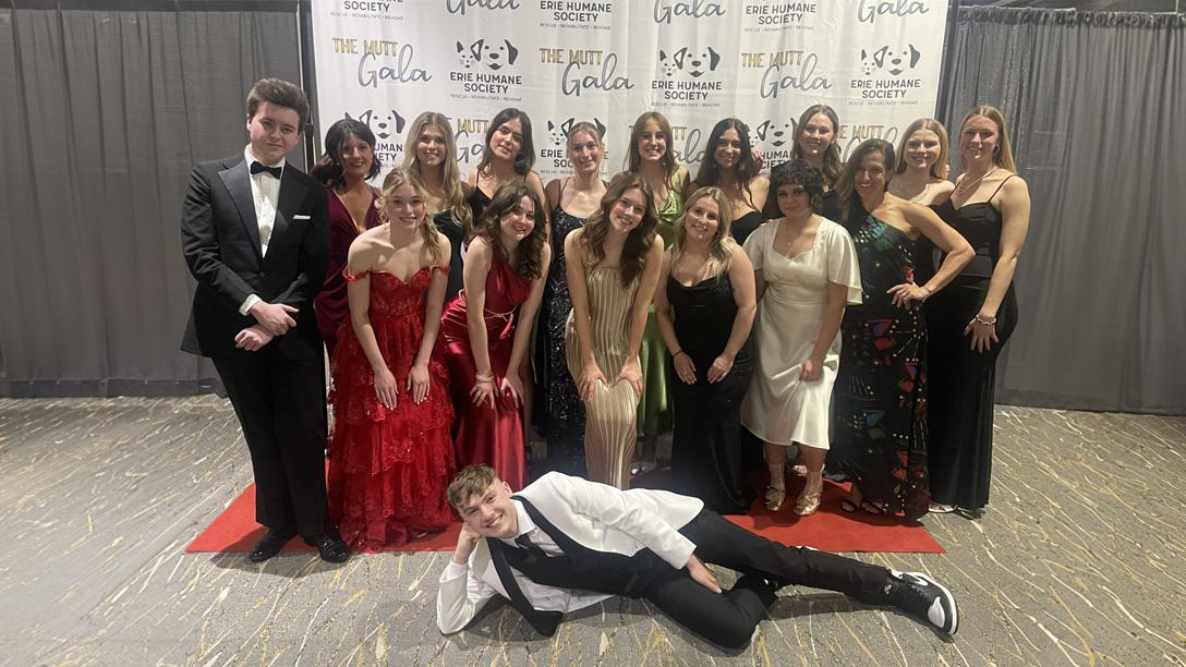 Fashion Merchandising students at Mutt Gala
