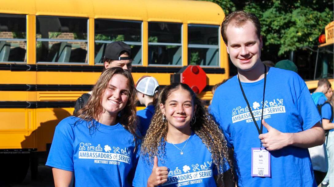 Students on Day of Service