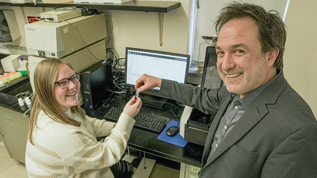 Clint Jones and Madison Rogers research