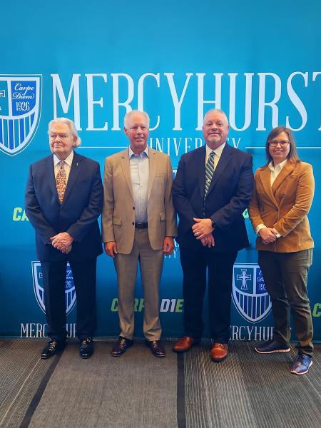 Ted Stanich welcome to Mercyhurst press conference